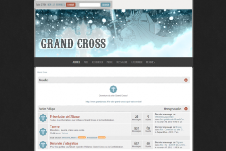 Grandcross.fr design